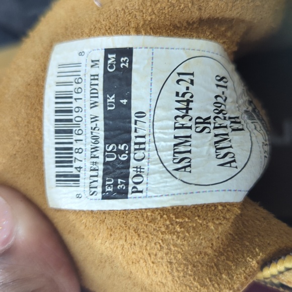 Carhartt Waterproof 6" Moc Toe Wedge Boot... Size 6.5 - Picture 11 of 11